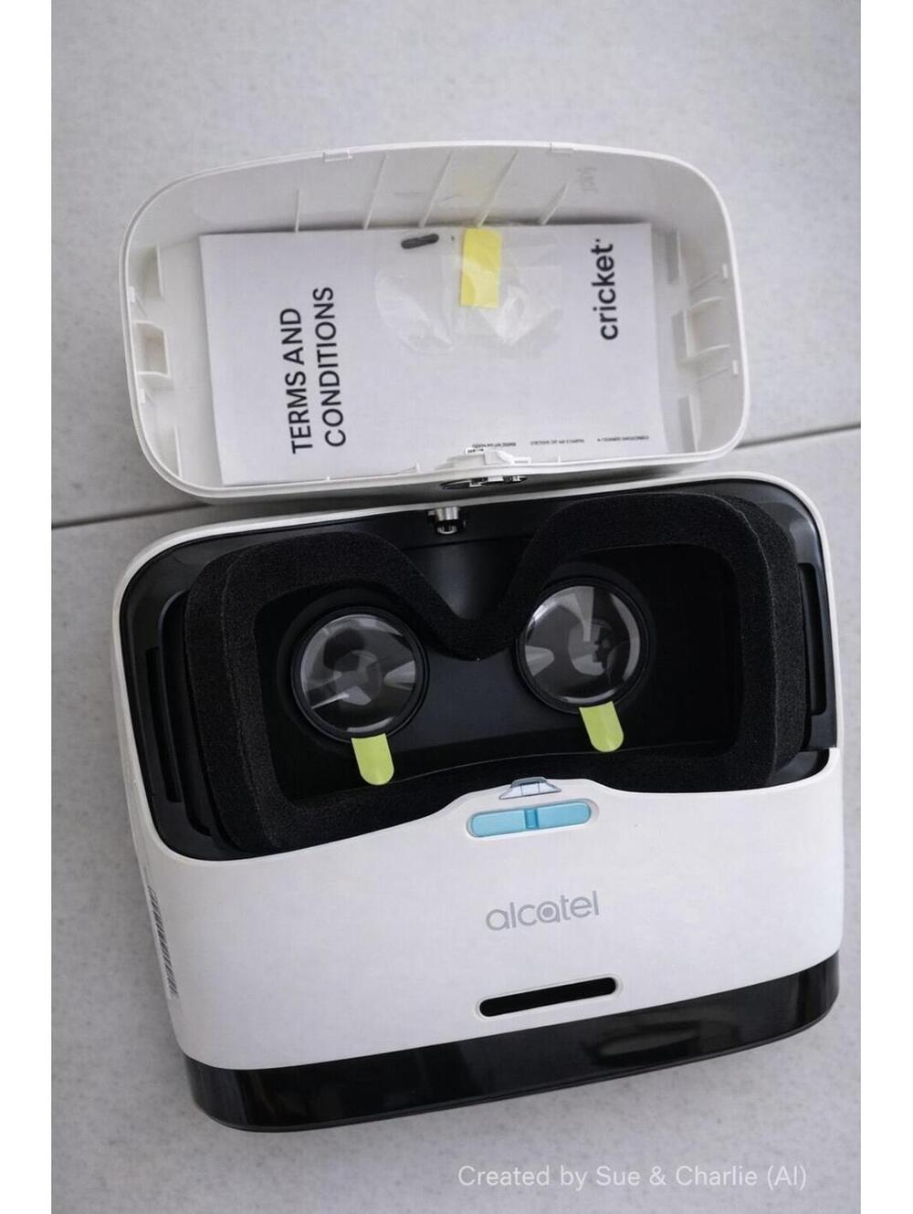 Alcatel VR Headset Virtual Reality Viewer for Smartphone Cricket Wireless Goggle
